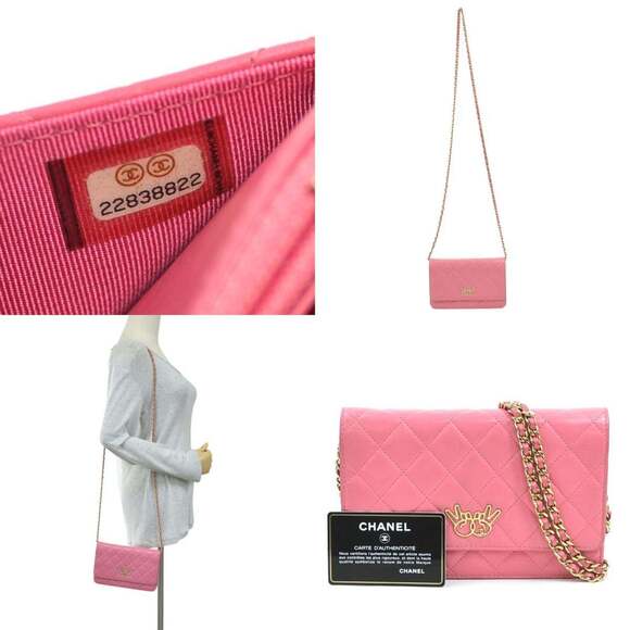 CHANEL Authentic Lambskin Leather Wallet - Picture 5 of 5